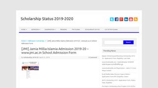 
                            5. [JMI] Jamia Millia Islamia Admission 2019-20 – www.jmi.ac ...