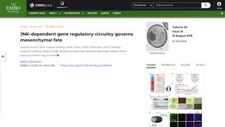 
                            6. JNK‐dependent gene regulatory circuitry governs mesenchymal fate ...