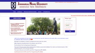 
                            2. JNU Admissions - Jawaharlal Nehru University