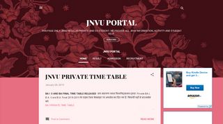 
                            6. JNVU PORTAL