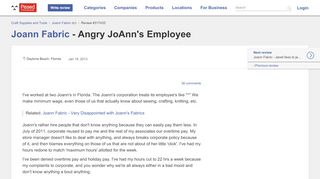 
                            10. Joann Fabric - Angry JoAnn's Employee Jun 24, 2019 ...