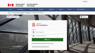 
                            6. Job Bank for Employers - Employer Module