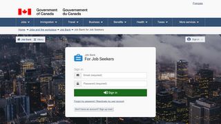 
                            1. Job Bank for Job Seekers - Job Seeker Module