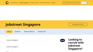 
                            8. Job board Singapore - Jobstreet.com - The Network member ...