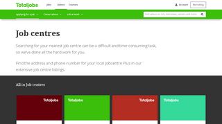 
                            9. Job centres in the UK | Find your local Jobcentre Plus ...