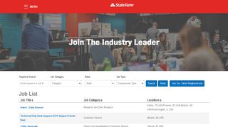 
                            1. Job List - State Farm