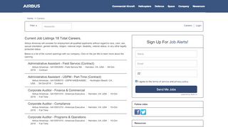 
                            8. Job Listings - Airbus Americas Jobs