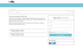 
                            9. Job Listings - ASEBP Jobs