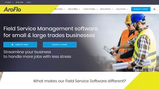 
                            8. Job management software - staging.aroflo.com