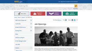 
                            7. Job Openings | HHS.gov