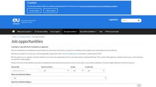 
                            9. Job opportunities | Careers with the European Union