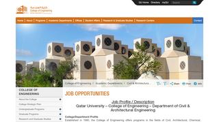 
                            7. Job Opportunities | Qatar University
