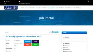 
                            5. Job Portal - All-In Analytics