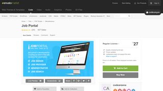 
                            4. Job Portal by codeareena | CodeCanyon