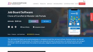 
                            3. Job Portal Script | PHP Job Board Software - Logicspice