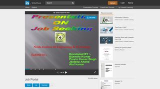 
                            1. Job Portal - SlideShare