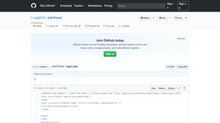 
                            7. Job-Portal/login.php at master · axg2016/Job-Portal · GitHub