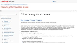 
                            5. Job Posting and Job Boards - Oracle Docs