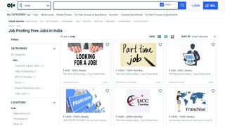 
                            4. Job Posting Free Jobs, Jobs in India, Job Vacancies & Openings | OLX