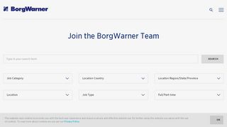 
                            10. Job Search - BorgWarner