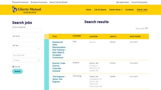 
                            6. Job Search | Liberty Mutual Insurance