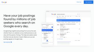 
                            9. Job Search on Google - Get Your Job Postings on Google Today