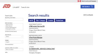 
                            4. Job Search Results - ADP Global - ADP Careers