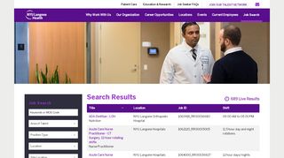 
                            4. Job Search Results | NYU Langone Health