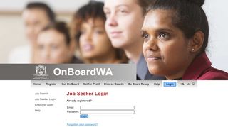 
                            3. Job Seeker Login - onboardwa.jobs.wa.gov.au