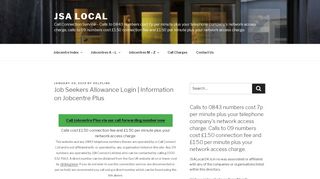 
                            11. Job Seekers Allowance Login | Information on Jobcentre ...