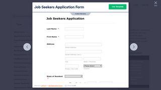 
                            3. Job Seekers Application Form Template | JotForm