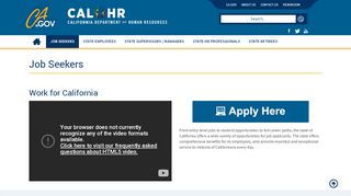 
                            8. Job Seekers - calhr.ca.gov