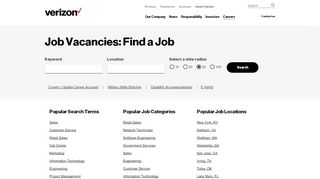 
                            2. Job Vacancies at Verizon: Open Positions | About Verizon