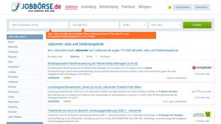 
                            8. Jobcenter Jobs und Stellenangebote | www.jobbörse.de