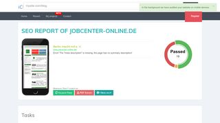 
                            9. jobcenter-online.de | Free Online SEO Audit for jobcenter ...