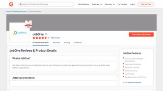 
                            7. JobDiva Reviews 2019: Details, Pricing, & Features | G2