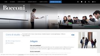 
                            2. Jobgate - Università Bocconi Milano