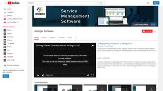 
                            7. Joblogic Software - YouTube