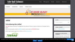 
                            6. JobRad • Fahr Rad! Schwarz