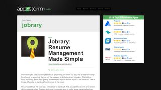 
                            8. jobrary « Web.AppStorm