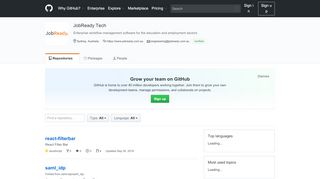 
                            5. JobReady Tech · GitHub