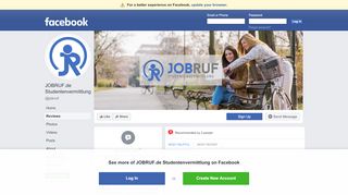 
                            5. JOBRUF.de Studentenvermittlung - Reviews | Facebook