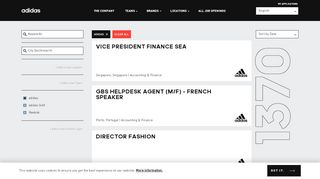 
                            4. Jobs - All Job Openings – adidas Careers