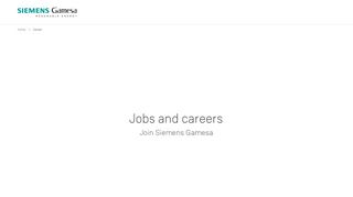 
                            10. Jobs and Career I Siemens Gamesa