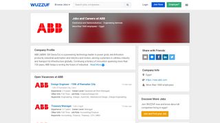 
                            6. Jobs and Careers at ABB, Egypt | WUZZUF