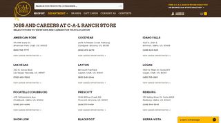 
                            2. Jobs and Careers at C-A-L Ranch Store