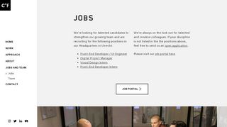 
                            8. Jobs and Team - CLEVER°FRANKE