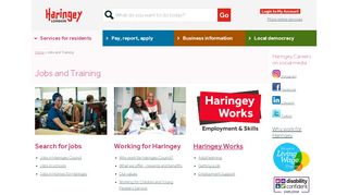 
                            8. Jobs and Training | Haringey Council