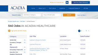 
                            7. Jobs at Acadia Healthcare