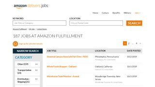 
                            7. Jobs at Amazon Fulfillment - amazondelivers.jobs.net